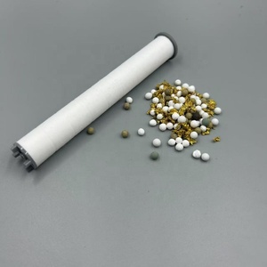 Soffione doccia filtrato con palmare ad alta pressione 9 stadi con addolcitore acqua filtri perline per acqua dura cromo - Product Image 5