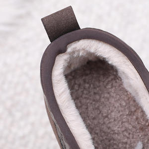 Nuevo viejo Beijing mujer Casual invierno una pierna tobillo botín cómodo perezoso algodón suave suela con forro polar Beanie plataforma - Product Image 2