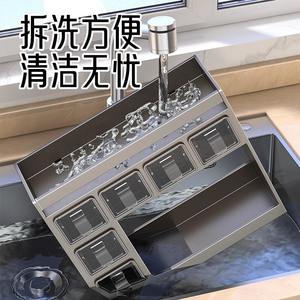 Estante para especias de pared Wenzhou ZWJ0605 rectangular, contenedor de alimentos fácil de limpiar para almacenamiento en la cocina - Product Image 3