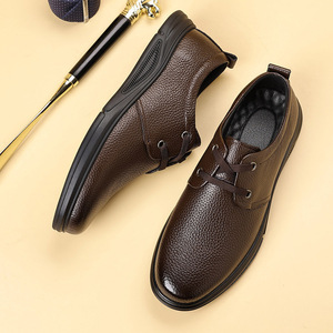 Zapatos Casuales de Cuero de Vaca de Primera Calidad, Sin Cordones, Tacón Bajo, Suela Suave, Mocasines Modernos para Adultos, Color Sólido, Grosor Estándar - Product Image 4