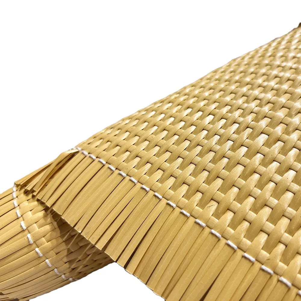 Plastic rattan sheet rattan woven mat used to make furniture raw materials