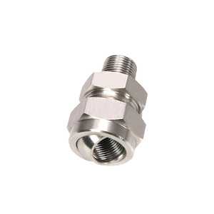 36725 Nuevo Conector Giratorio de Bola Ajustable de Acero Inoxidable 304, Accesorios de Conexión con Rosca de 1/4*1/4, Ángulo de Rociado de 0-110 Grados - Product Image 4