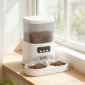 Distributeur automatique de nourriture pour animaux de compagnie, distributeur intelligent de nourriture pour animaux de compagnie, distributeur de nourriture pour animaux de compagnie de qualité alimentaire, bols et distributeurs pour animaux de compagnie - Product Image 1