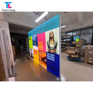 บูธแสดงสินค้าแบบพกพา น้ำหนักเบา ทำจากอะลูมิเนียม ประกอบง่าย ใช้ซ้ำได้ ขนาด 20x8 ฟุต พร้อมไฟ LED Backlit สำหรับงานแสดงสินค้า - Product Image 4