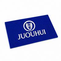 Tapis de bar antidérapant personnalisé pour la maison, écologique, en PVC souple et caoutchouc de silicone, étanche, avec plateau de récupération des gouttes et porte-gobelets pour cuisine et bar