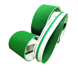 Tahıl makinesi için kılavuz şerit kayak konveyör bant bangladeş ile PVC kaba üst çim desen manuel konveyör bant - Product Image 1