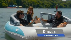 Nouvelle île flottante gonflable géante pour 6 personnes, bateau rapide gonflable, île flottante pour fête <span class=keywords><strong>Bay</strong></span> Breeze, radeau flottant pour rivière - Product Image 6