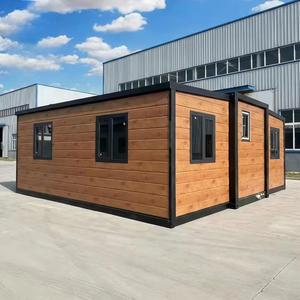 Maison conteneur préfabriquée américaine de haute qualité, extensible et pliable, de 40 pieds, type Tiny Home, avec 2 à 4 chambres, pour usage villa et hôtel - Product Image 2