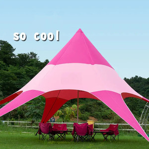 Tente de camping multi-usage en tissu Oxford imperméable et résistant aux UV, légère (21 kg), installation rapide, haute résistance - Product Image 5