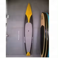 Planche à pagaie haute densité personnalisée SUP de course en fibre de carbone à noyau EPS pour le surf aquatique