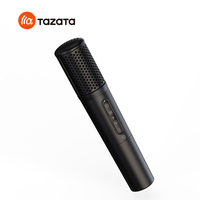 Système de microphones de karaoké dynamiques sans fil double, anti-Feedback, avec récepteur rechargeable, Plug & Play, batterie au lithium intégrée