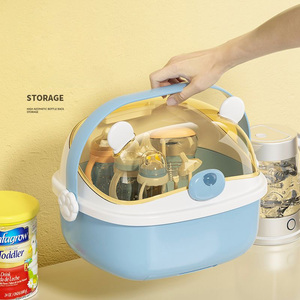 Séchoir à biberons en PP sans BPA, prix direct usine, avec égouttoir et boîte de rangement pour bébés de 0 à 12 mois - Product Image 4