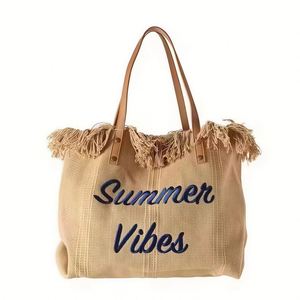 Sac à bandoulière en toile de coton tendance avec bouton magnétique, broderie personnalisée, gravure de texte, poche intérieure, sac à main décontracté pour tous les jours - Product Image 1