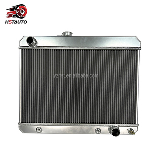 Radiateur entièrement en aluminium pour <span class=keywords><strong>Pontiac</strong></span> Tempest GTO <span class=keywords><strong>Lemans</strong></span> 5.3L V8 1965-1967, pièce auto, radiateur de voiture, plaque de refroidissement universelle - Product Image 1