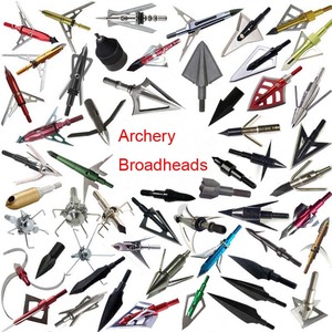 Têtes de tir à l'arc en acier inoxydable 100gr pointes à tête large pointes de flèches pour la chasse boulons d'arbalète - Product Image 6