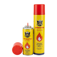 Recharge universelle de gaz butane pour briquet, compatible avec tous les allumeurs domestiques et les démarreurs de feu