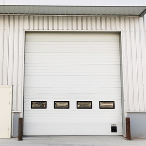 <span class=keywords><strong>Porte</strong></span> sectionnelle industrielle à haute durabilité pour usage en cour, construction acier-bois, type <span class=keywords><strong>de</strong></span> <span class=keywords><strong>porte</strong></span> en polymère, longue durée <span class=keywords><strong>de</strong></span> vie - Product Image 6