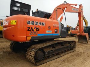 Excavadora usada Hitachi ZX120 de segunda mano, máquina de alta calidad de 20 toneladas, origen japonés 100% con bomba hidráulica Hitachi a la venta - Product Image 2