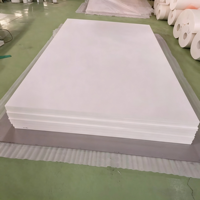 Feuille de PTFE pur moulé à 100 %, feuille de PTFE vierge de haute qualité, plaque de PTFE blanche, découpe sur mesure