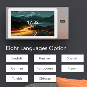 Lermom design De Mode 4 Fil Maison Intelligente Sonnette D'appel Étanche Sonnette interphone kit visiophone avec caméra - Product Image 4