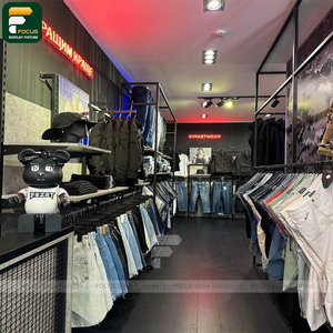 ชั้นวางเสื้อผ้าพร้อมตัวแบ่งหมวดหมู่ ชั้นวางเสื้อผ้าสำหรับร้านค้าปลีก - Product Image 6