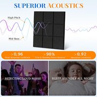 Panneaux acoustiques en feutre de liège de qualité supérieure, épais, à mailles fines, insonorisants, adhésifs, pour murs avec des punaises
