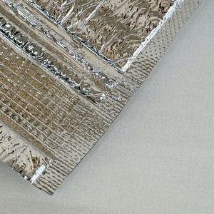 Sac isotherme en aluminium à ouverture plate, jetable, adapté aux aliments frais, à la réfrigération, au barbecue et à l'isolation thermique - Product Image 6