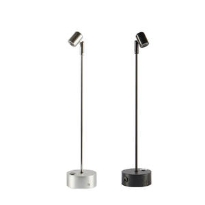 Petit projecteur LED <span class=keywords><strong>sans</strong></span> <span class=keywords><strong>fil</strong></span> à intensité variable (version interrupteur) Argent 3W <span class=keywords><strong>Vitrine</strong></span> à bijoux Spot lumineux - Product Image 1