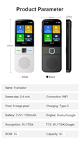 Traducteur intelligent T10 Global 138 langues avec IA, compatible ChatGPT et caméra, conversion de devises, traduction de photos et hors ligne
