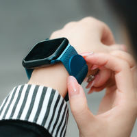 Bracelet en maille milanaise de qualité supérieure, durable, imperméable, en acier inoxydable, avec fermoir magnétique pour montre Ultra