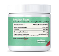 Poudre de dents de varech pour chats et chiens, absorption rapide, soutien immunitaire, santé de la peau et du pelage