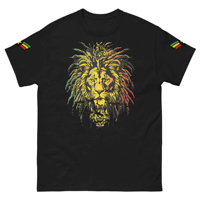 2025 venta al por mayor cuello redondo Rasta ropa verano Casual Jamaica gráfico camiseta