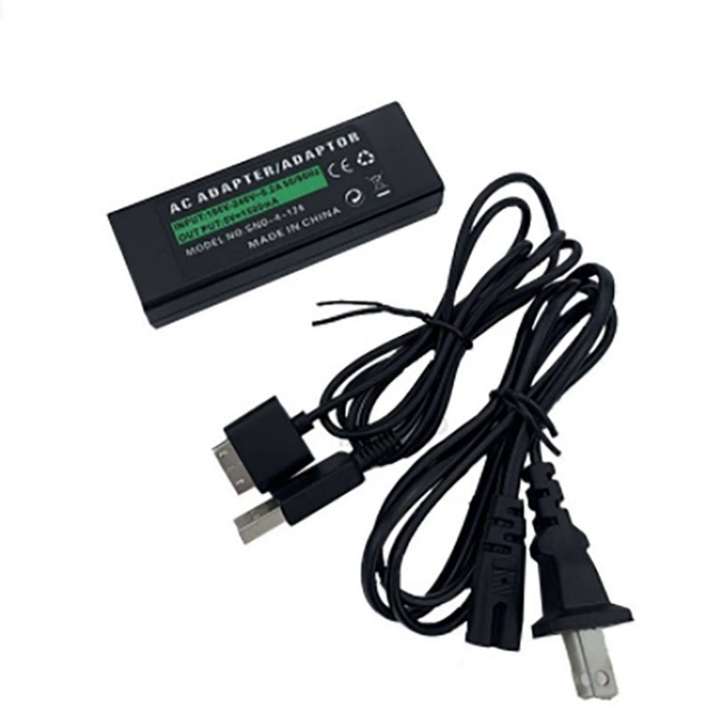 EU/US/UK Plug Wired High-quality AC Adapter Power Supply Charger for PSP Go Game Console Black 3 Months Warranty