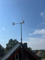 Générateur éolien triphasé AC 2500W pleine puissance pour usage agricole 48V/96V/120V/220V, pales en fibre de verre renforcée, longueur 1680MM