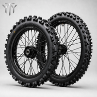 2026 Sur-Ron Light Bee 2ème Génération Kit de Conversion Roues Enduro pour Vélo Électrique 16/19 Pouces, Moyeux en Aluminium CNC Noir, Pneus de Moto Tout-Terrain
