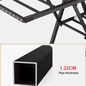 Soporte colgante plegable portátil de alta resistencia, estante para ropa, colgador de ropa, tendedero - Product Image 3