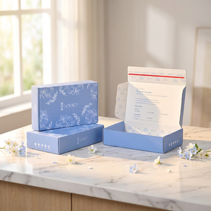 การปรับแต่งกล่องบรรจุภัณฑ์พร้อมแถบฉีกเปิดช่วยให้สามารถปรับแต่งโลโก้ กล่องสำหรับจัดส่ง และกล่องย่อยสลายได้สำหรับเสื้อผ้า - Product Image 5