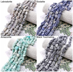 15-20Mm Nguyên Liệu Tự Nhiên Thạch Anh Tím Tinh Thể Thạch Anh Chữa Bệnh Đá Quý Lỏng Hạt Khoan Lớn <span class=keywords><strong>Nugget</strong></span> Thô Chakra Đá Quý Đá Spacer - Product Image 5