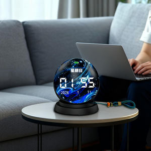 Haut-parleur vidéo <span class=keywords><strong>photo</strong></span> Bluetooth <span class=keywords><strong>3D</strong></span> avec lentille <span class=keywords><strong>en</strong></span> <span class=keywords><strong>verre</strong></span> ABS, écran HD 480*480, type C, personnalisable, lecteur audio de bureau <span class=keywords><strong>en</strong></span> gros - Product Image 5