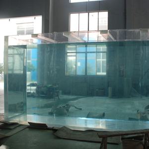 Acuario de Acrílico Ultra Transparente de Cinco Líneas Jinjing, Acuario Transparente de Lujo de 2L con Diseño Sin Costuras, Moderno Acuario Interior para Peces - Product Image 4