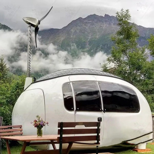 Cápsula Espacial Esférica B&B, B&B Móvil con Vistas Panorámicas, Cabaña Metálica con Forma de Huevo para Sitios Turísticos al Aire Libre - Product Image 5