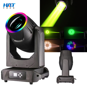 Faro mobile Sharpy impermeabile da 380W con funzione Halo e LED circolare frontale - Product Image 2