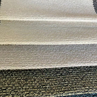 Tissu d'ameublement moderne en chenille tissée texturée, motif bouclé mélangé de luxe pour canapés et fauteuils d'appoint modernes
