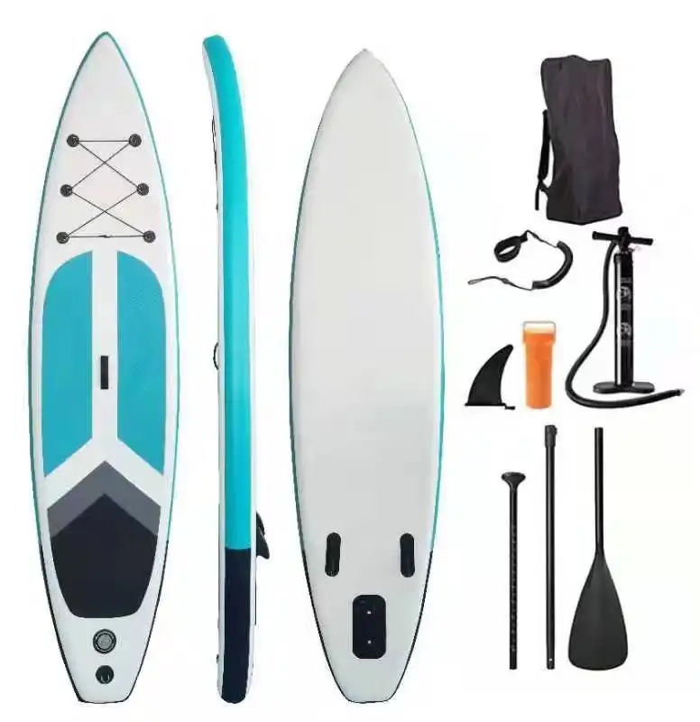 सर्फ़बोर्ड Inflatable चप्पू बोर्ड खड़े हो जाओ चप्पू बोर्ड के साथ सामान