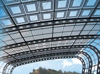 Meilleur panneau solaire transparent bifacial en silicium amorphe chinois 180W BIPV, tuile solaire personnalisable pour toiture