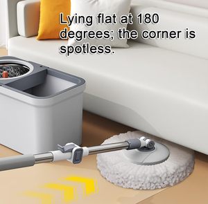 Hot Selling Hands-free Floor Cleaning <b>Mop</b> Household Folding <b>Flat</b> <b>Mop</b> Household Cleaning Tools and Accessories - Product Image 4