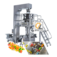 Lignes d'emballage automatiques de granulés MTW, systèmes d'alimentation, de pesage et de remplissage pour produits à base de noix, de snacks et de céréales, machine de mise en bouteille
