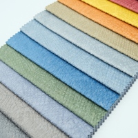Nouveau design, vente en gros d'usine, tissu de canapé en polyester tricoté, gaufré, uni ou imprimé, respirant et résistant au rétrécissement