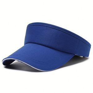 Custom Logo Sun Visor <b>Hat</b> <b>for</b> Summer | Breathable Outdoor Sports Cap with Wide Brim <b>for</b> UV Protection & Promotions - Product Image 3