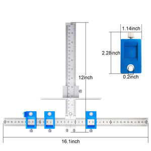 Aanpasbare Diy-Kwaliteit Houtbewerking Tas Gat Ponsgereedschap Boorgeleider Locator Kast Handvat Sjabloon Oem Ondersteuning 1 Jaar - Product Image 4